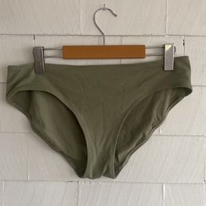 Lululemon Waterside Honeycomb Swim Bottom size L, *Mid Rise, Medium Coverage